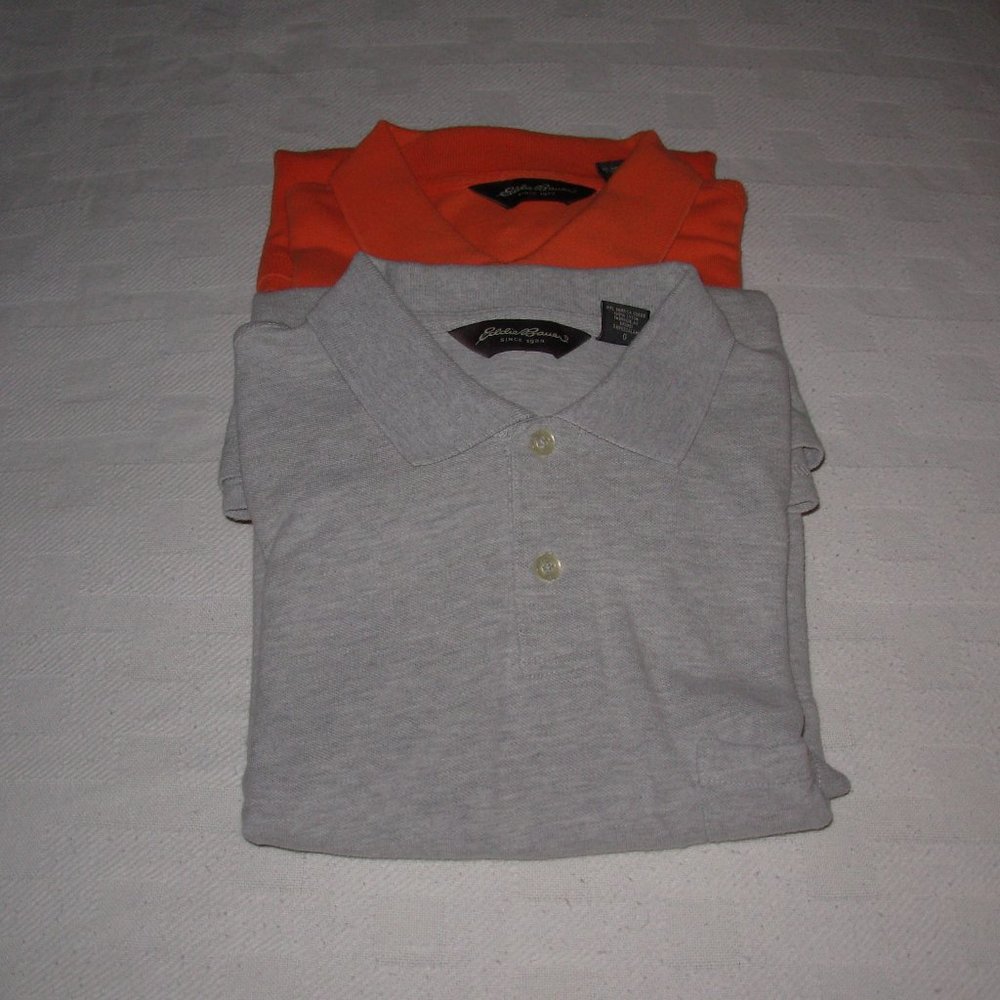Eddie Bauer Polo T shirts with pocket, Gently used